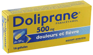 Image DOLIPRANE 500MG GELULE 16