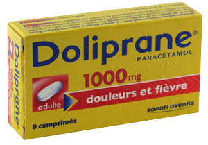 Image DOLIPRANE 1 000MG COMPRIMÉS x8