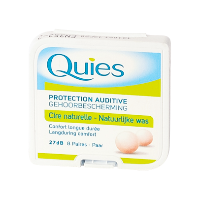 Image QUIES PROTECTION AUDITIVE CIRE BOITE 8 PAIRES 